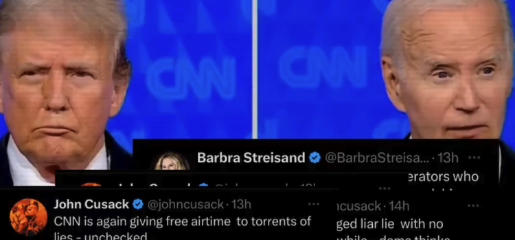 Celebs Melt Down After Disastrous Biden Performance, Lash Out At CNN And Trump