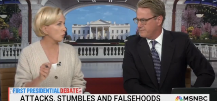 ‘CALM DOWN’: Joe Scarborough And Mika Brzezinski Get Into Cat Fight Over The Debate