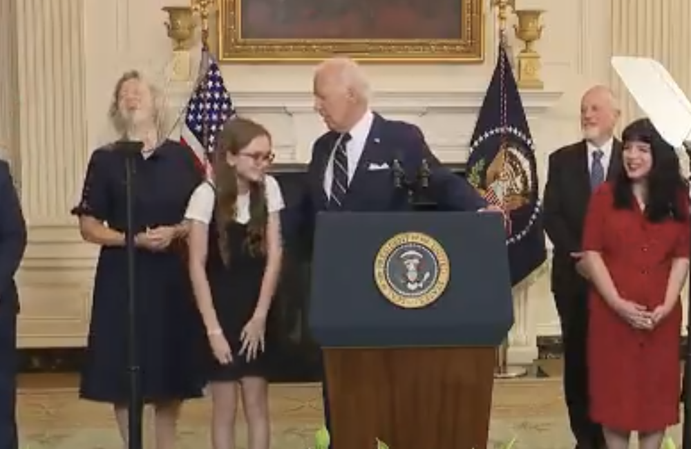 watch:-biden-makes-creepy-remark-to-young-girl,-hugs-her-for-extended-period