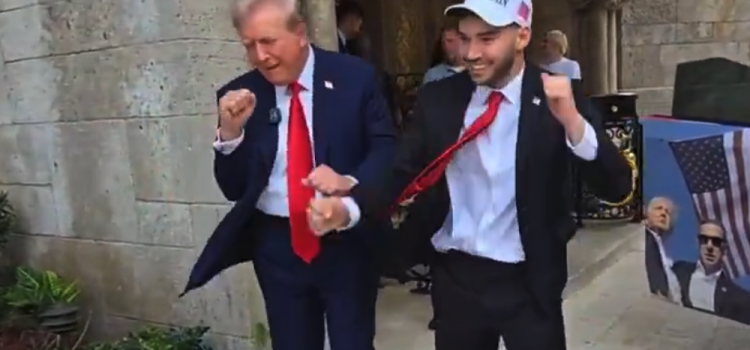Trump Pulls Out Iconic Dance Moves After Making History With Ultra-Popular Streamer